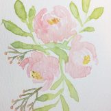 Floral Watercolour Challenge by Tania Scrapbook House