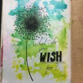 Dandelion Watercolour Challenge by Tania Scrapbook House